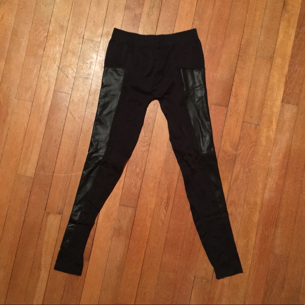 Material Girl Faux Leather Leggings